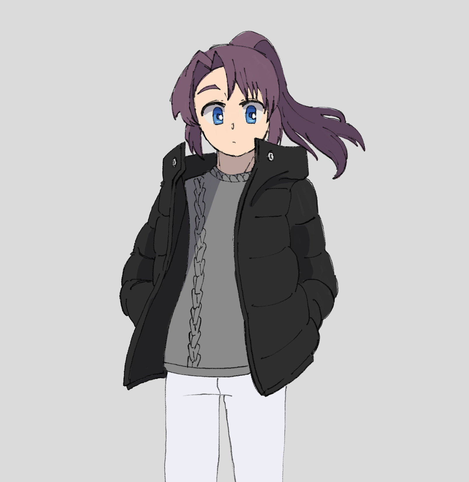 こういうコートきてそう絵