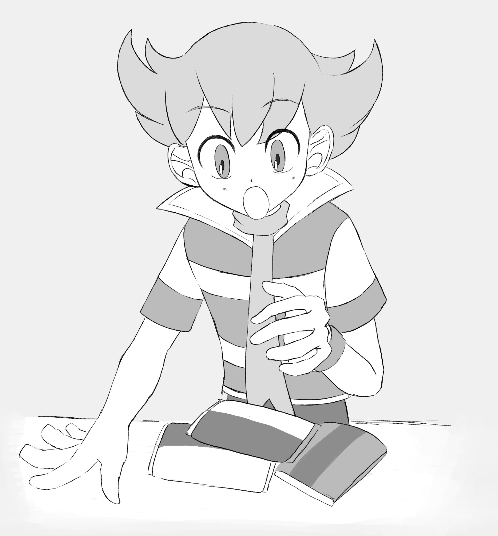 ポケモンパン食べてる